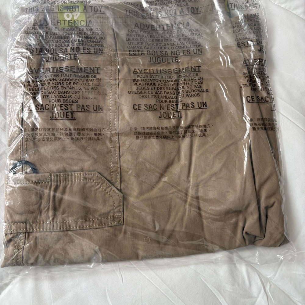 Men's Tan Cargo Shorts Lee Extreme Motion - Picture 4 of 4